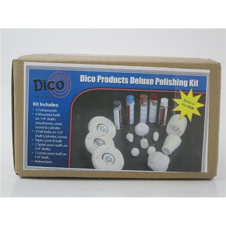 Dico Dico 7500087 Deluxe Buffing Kit - 17 Piece 7500087